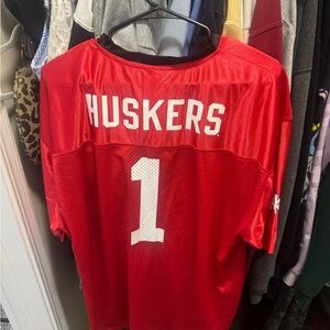 Red Huskers Jersey